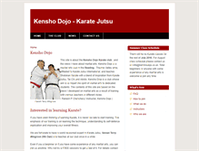 Tablet Screenshot of kenshodojo.co.uk